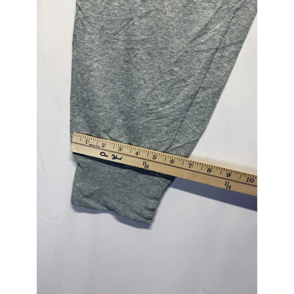Nike Air Sweatpants Womens XL Heather Gray Metallic Gold Logo‎ Athleisure Jogger